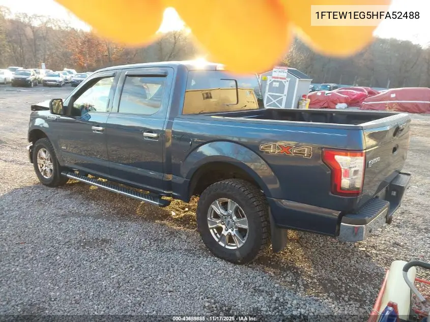 1FTEW1EG5HFA52488 2017 Ford F-150 Xlt