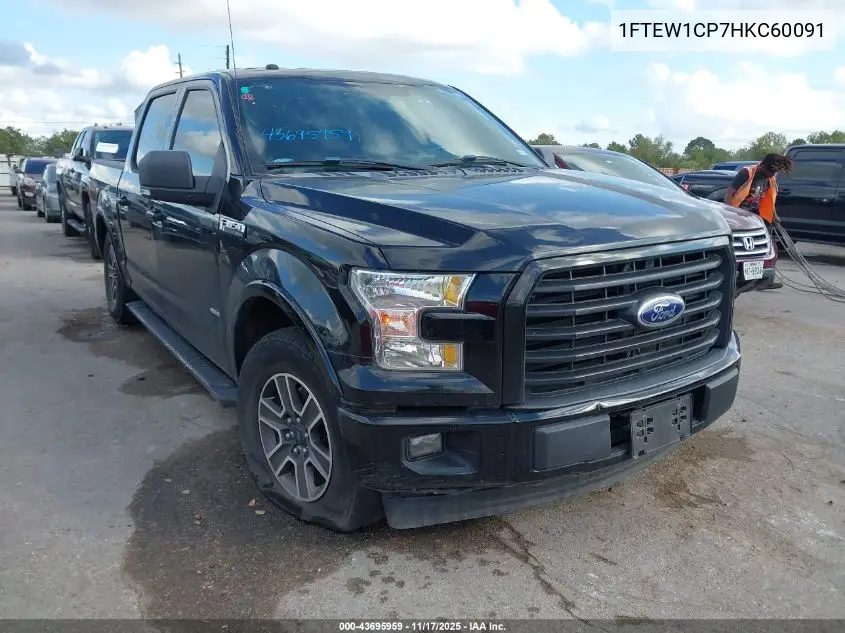 1FTEW1CP7HKC60091 2017 Ford F-150 Xlt