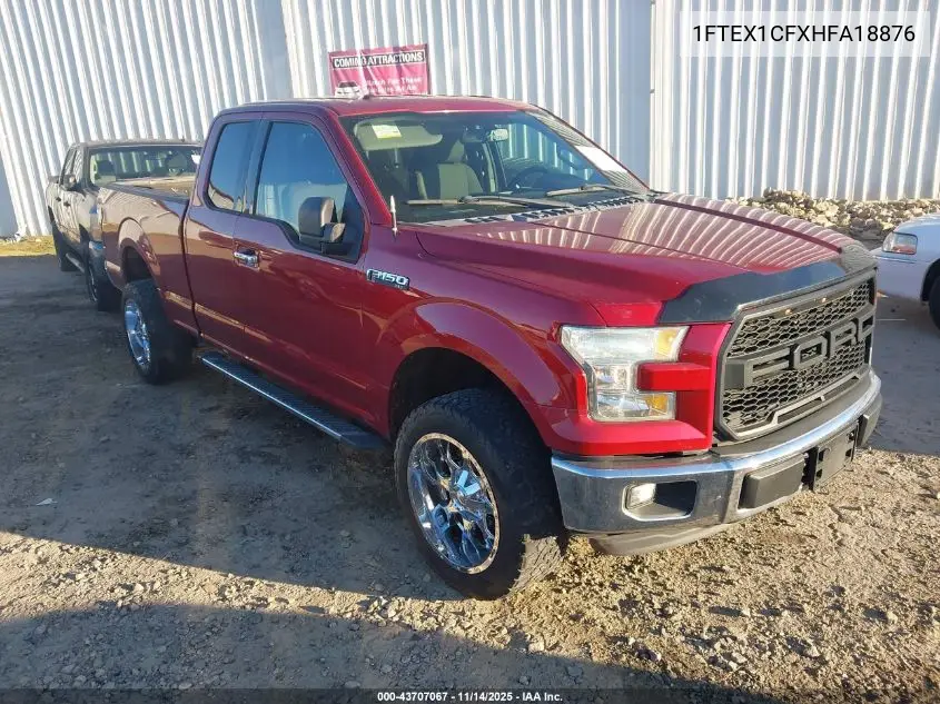 1FTEX1CFXHFA18876 2017 Ford F-150 Xlt