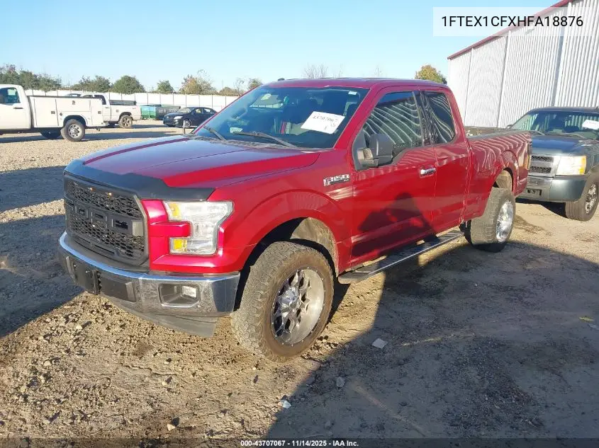 1FTEX1CFXHFA18876 2017 Ford F-150 Xlt