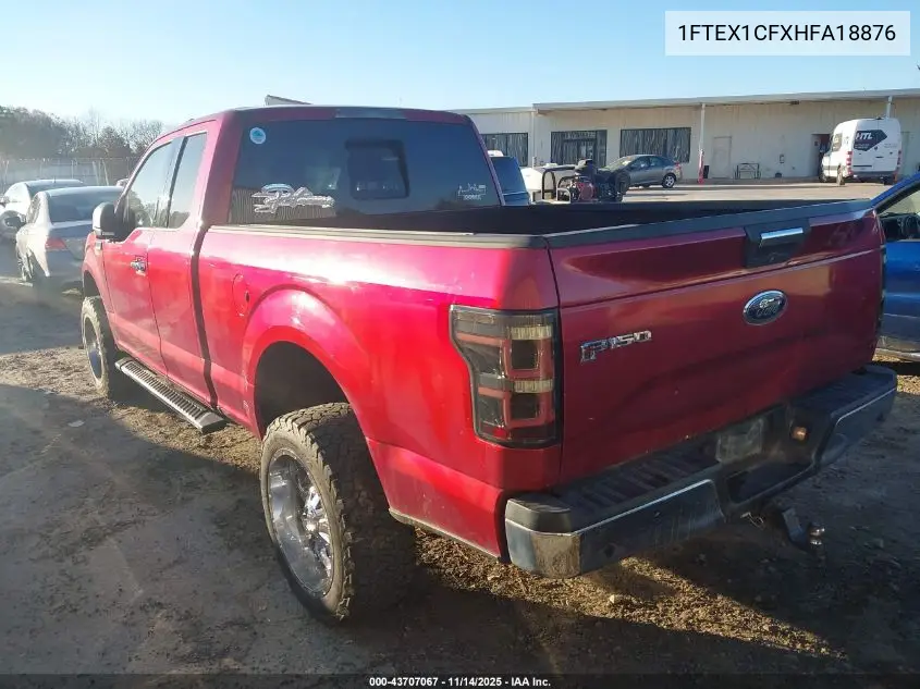 1FTEX1CFXHFA18876 2017 Ford F-150 Xlt