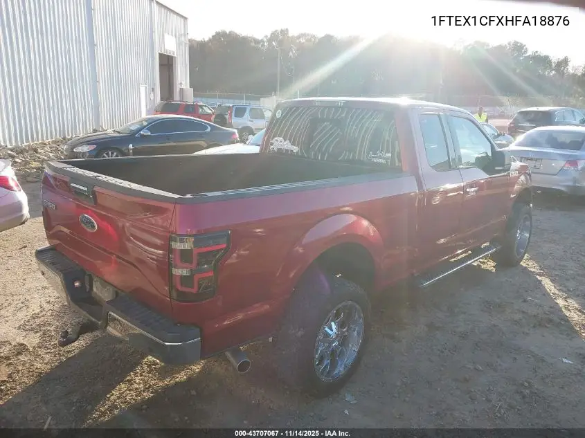 1FTEX1CFXHFA18876 2017 Ford F-150 Xlt