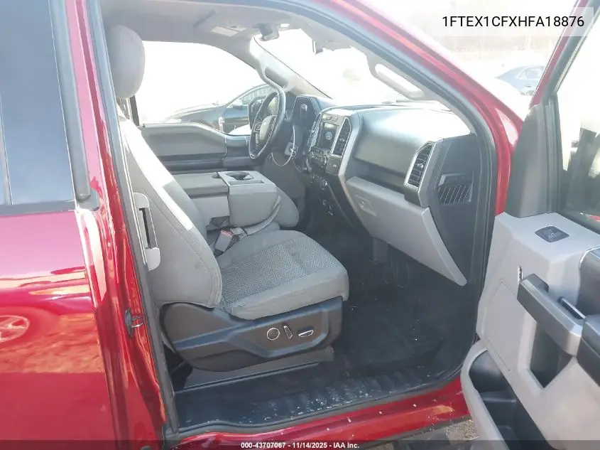 1FTEX1CFXHFA18876 2017 Ford F-150 Xlt