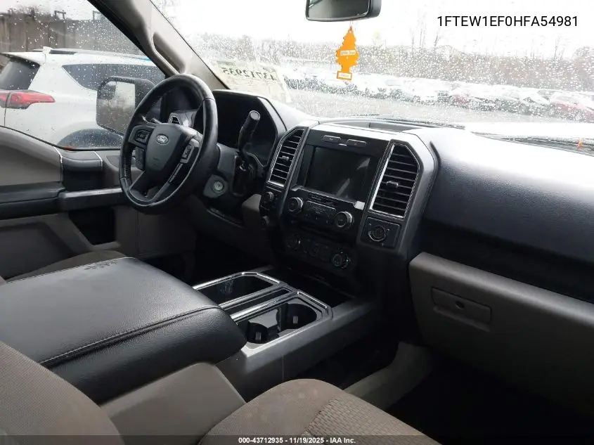 1FTEW1EF0HFA54981 2017 Ford F-150 Xlt