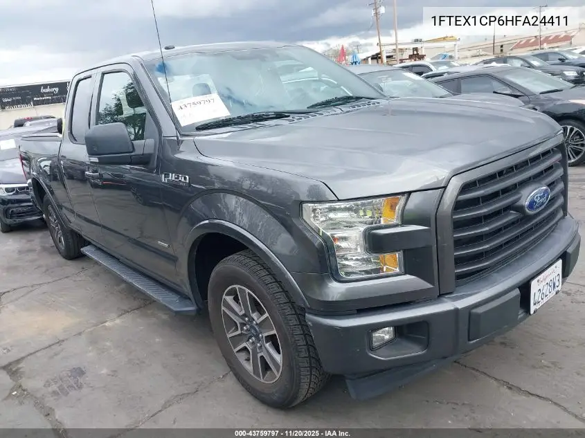 1FTEX1CP6HFA24411 2017 Ford F-150 Xlt