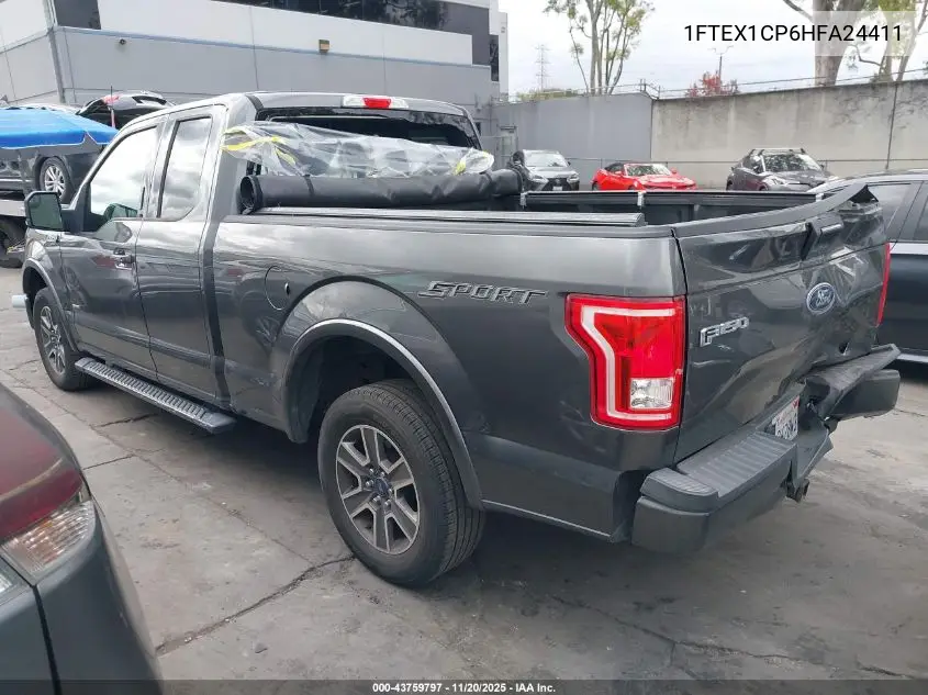 1FTEX1CP6HFA24411 2017 Ford F-150 Xlt