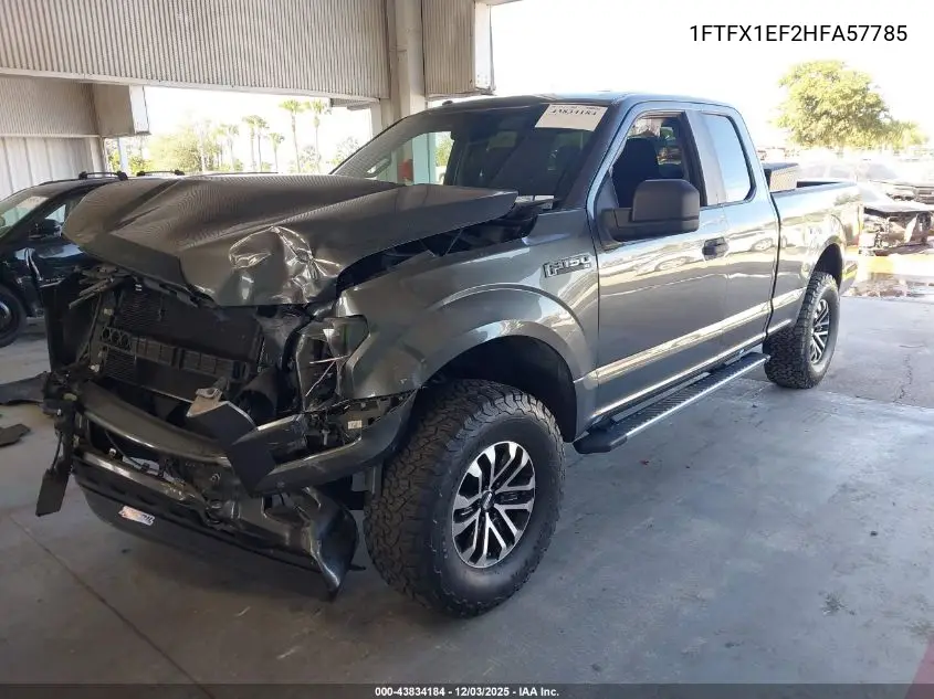 1FTFX1EF2HFA57785 2017 Ford F-150 Xl