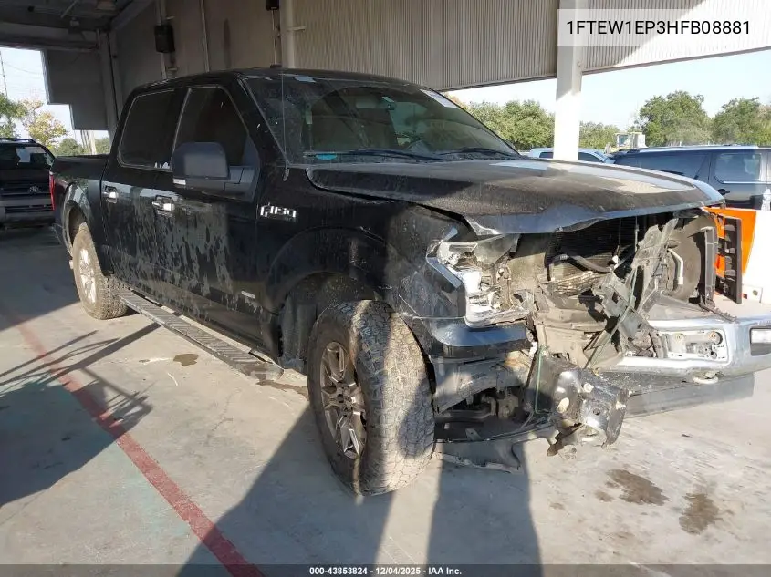 1FTEW1EP3HFB08881 2017 Ford F-150 Xlt