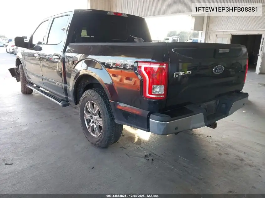 1FTEW1EP3HFB08881 2017 Ford F-150 Xlt