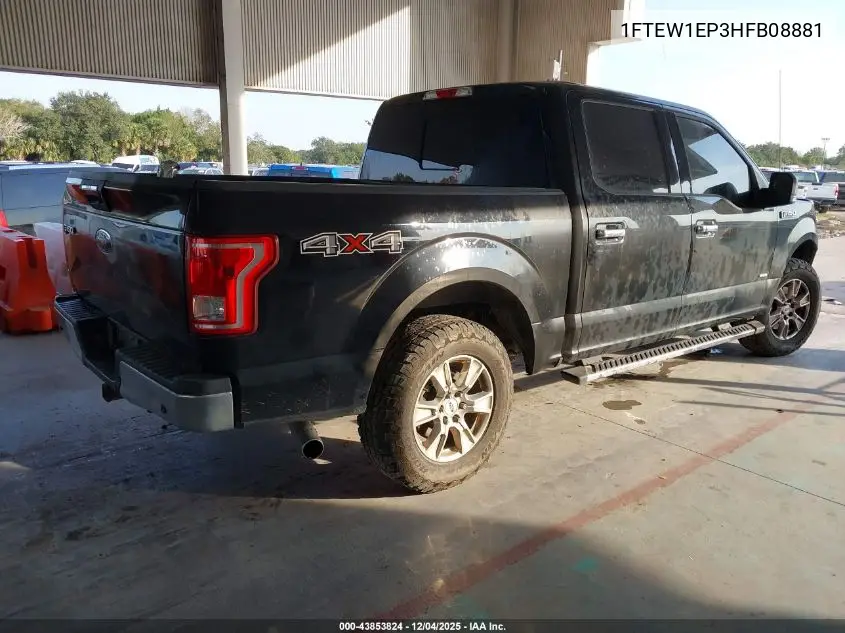 1FTEW1EP3HFB08881 2017 Ford F-150 Xlt