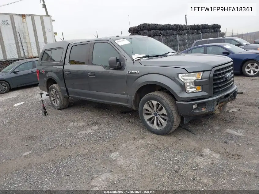 1FTEW1EP9HFA18361 2017 Ford F-150 Xl