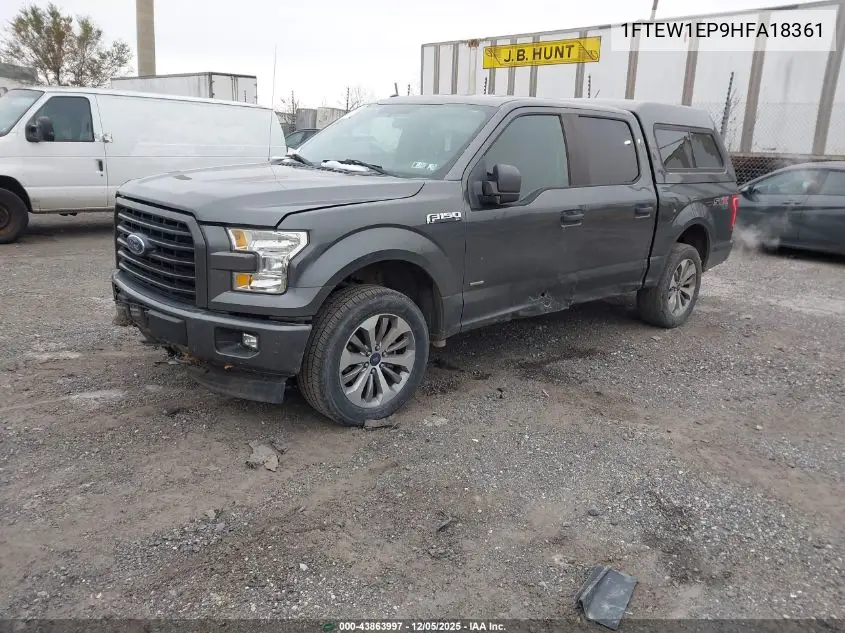1FTEW1EP9HFA18361 2017 Ford F-150 Xl