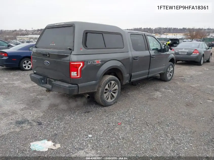 1FTEW1EP9HFA18361 2017 Ford F-150 Xl