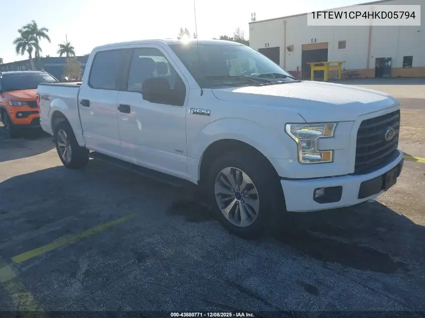 1FTEW1CP4HKD05794 2017 Ford F-150 Xl