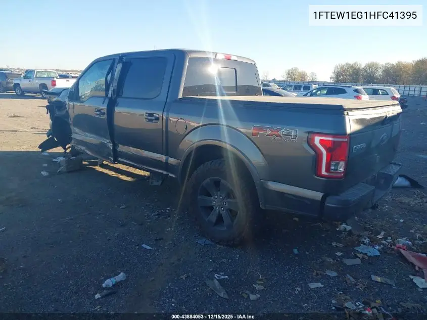 1FTEW1EG1HFC41395 2017 Ford F-150 Xlt
