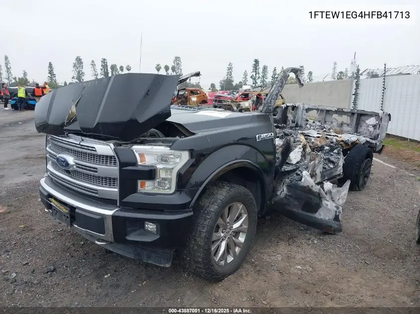 1FTEW1EG4HFB41713 2017 Ford F-150 Platinum