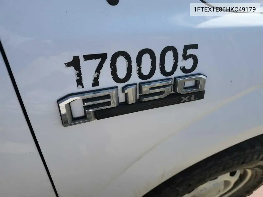 1FTEX1E86HKC49179 2017 Ford F-150 Xl