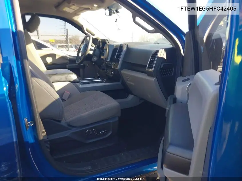 1FTEW1EG5HFC42405 2017 Ford F-150 Xlt