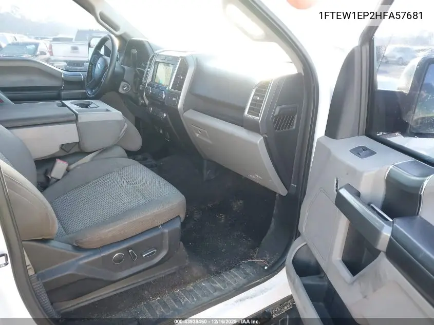 1FTEW1EP2HFA57681 2017 Ford F-150 Xlt