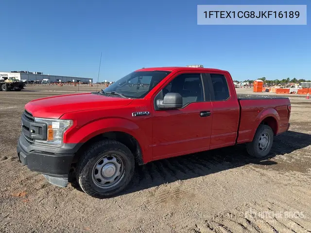 1FTEX1CG8JKF16189 2018 Ford F-150 2018 Ford F-150 Xl 4X2 Extended Cab Pickup