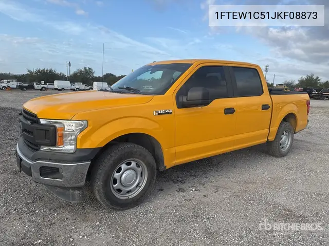 1FTEW1C51JKF08873 2018 Ford F-150 2018 Ford F-150 Xl 4X2 Crew Cab Pickup