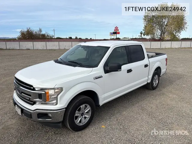 1FTEW1CGXJKE24942 2018 Ford F-150 2018 Ford F-150 Xlt 4X2 Crew Cab Pickup