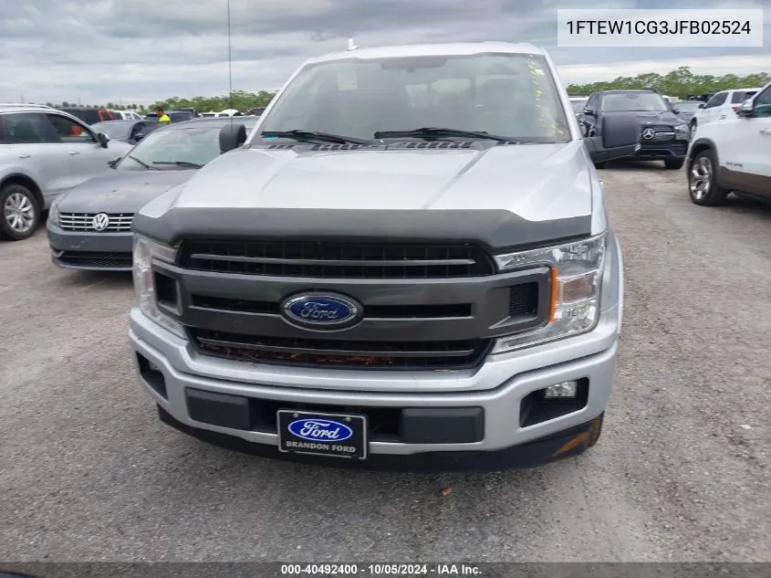 1FTEW1CG3JFB02524 2018 Ford F-150 Xlt