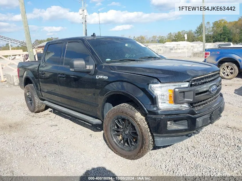 1FTEW1E54JKE63442 2018 Ford F-150 Xlt