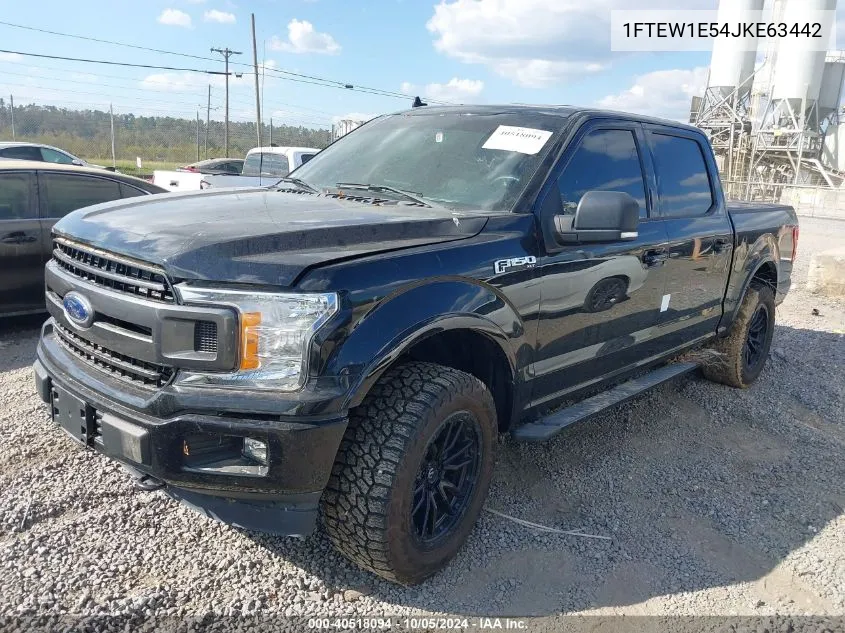 1FTEW1E54JKE63442 2018 Ford F-150 Xlt