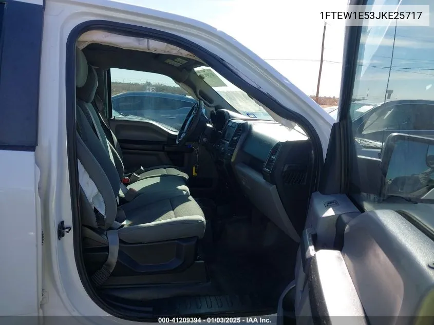 2018 Ford F150 Supercrew VIN: 1FTEW1E53JKE25717 Lot: 41209394