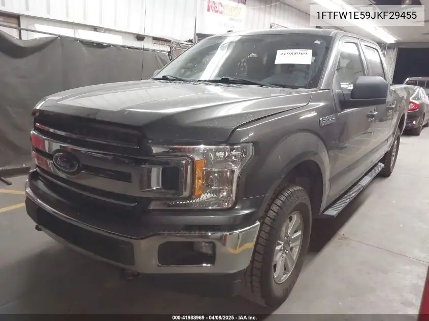 2018 Ford F-150 Xlt VIN: 1FTFW1E59JKF29455 Lot: 41988969