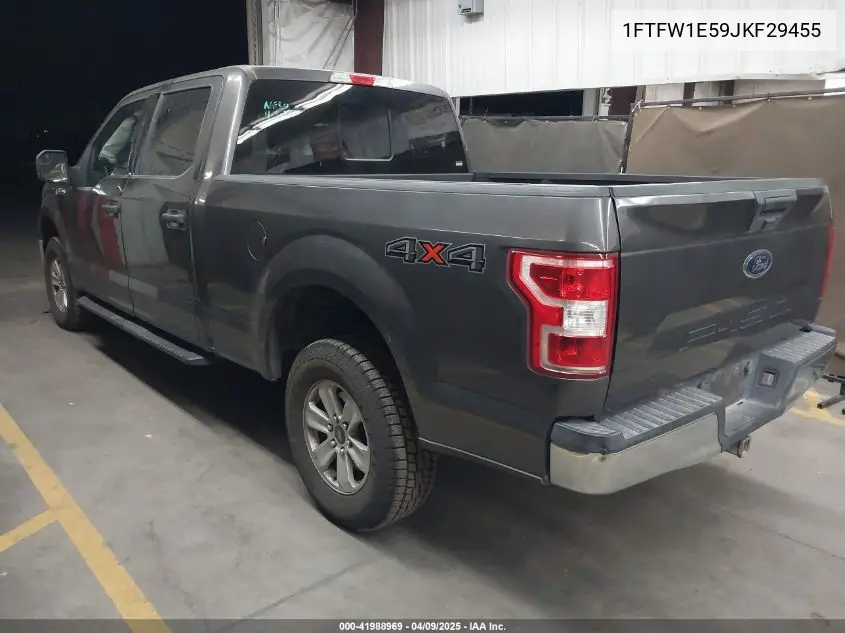 2018 Ford F-150 Xlt VIN: 1FTFW1E59JKF29455 Lot: 41988969