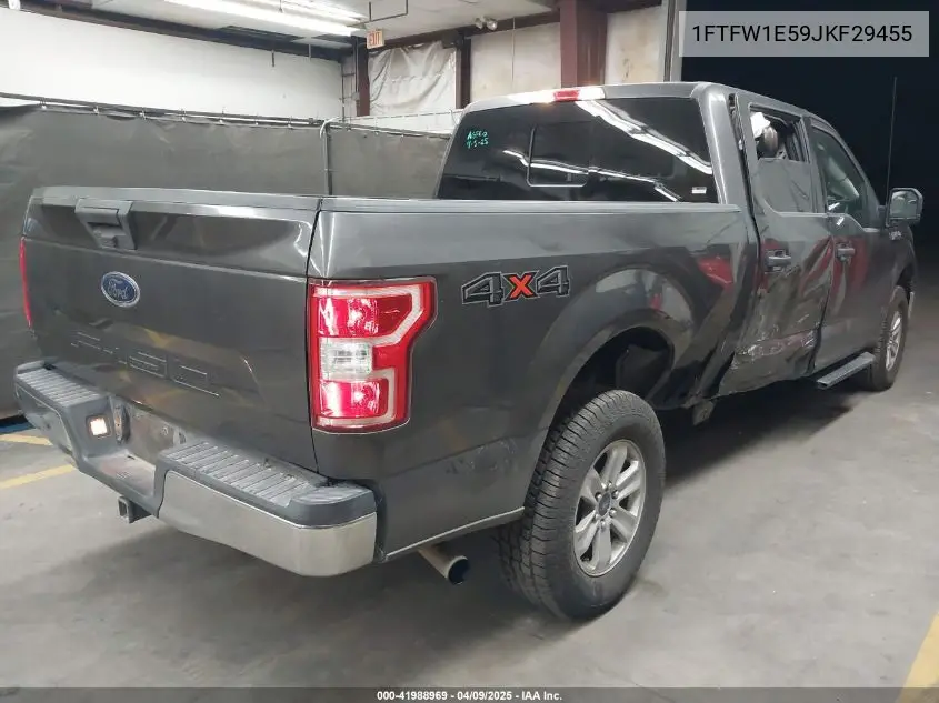 2018 Ford F-150 Xlt VIN: 1FTFW1E59JKF29455 Lot: 41988969