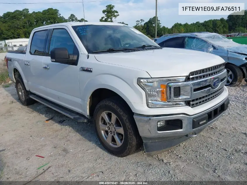 1FTEW1EG9JFA76511 2018 Ford F-150 Xlt