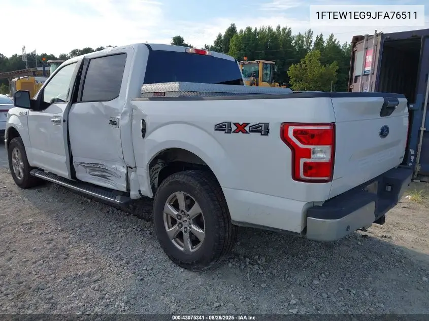 1FTEW1EG9JFA76511 2018 Ford F-150 Xlt