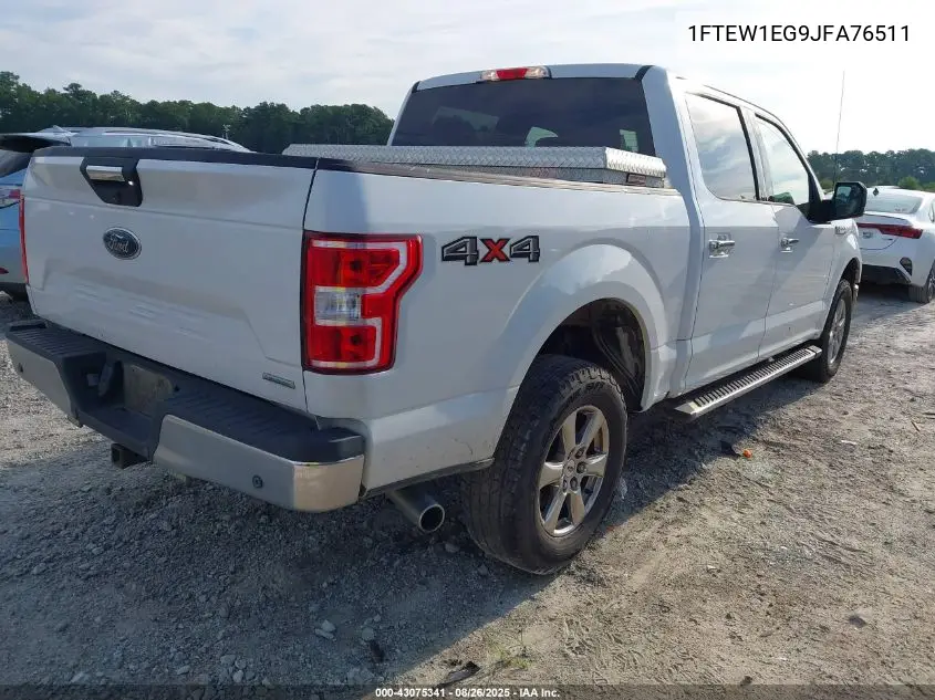 1FTEW1EG9JFA76511 2018 Ford F-150 Xlt