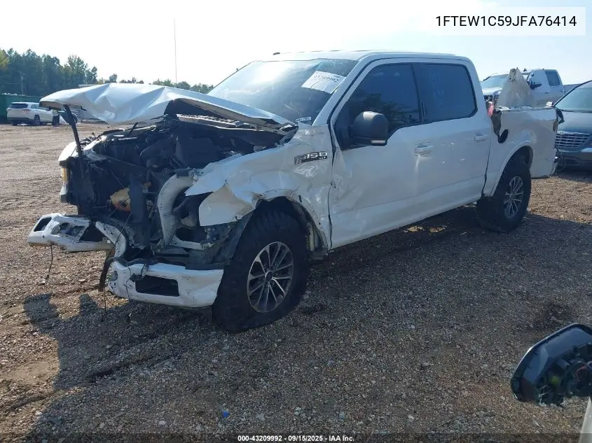 1FTEW1C59JFA76414 2018 Ford F-150 Xlt