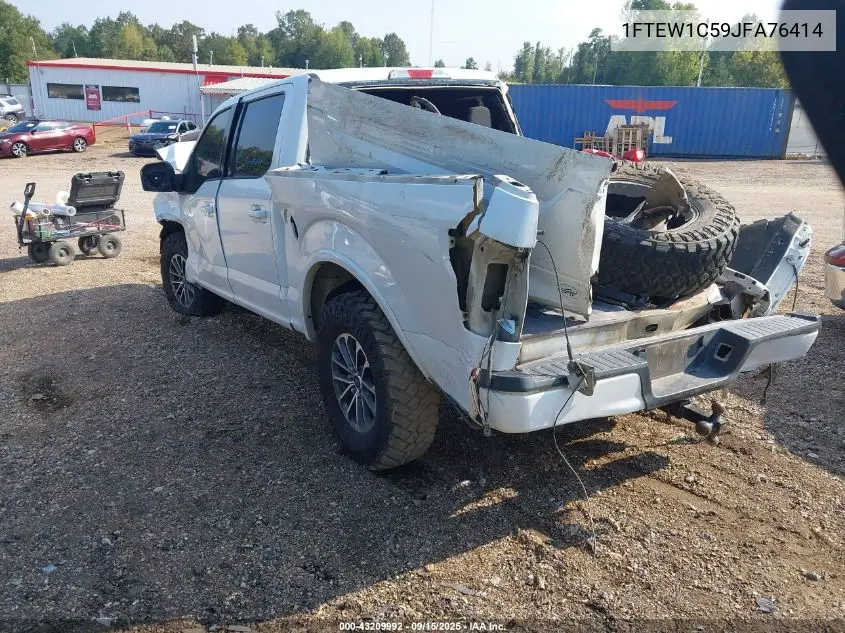 1FTEW1C59JFA76414 2018 Ford F-150 Xlt