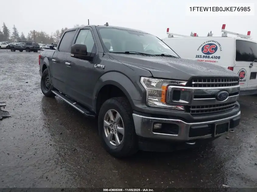 1FTEW1EB0JKE76985 2018 Ford F-150 Xlt