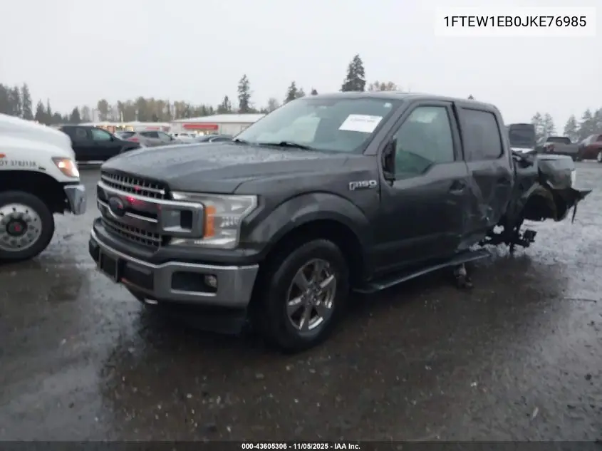 1FTEW1EB0JKE76985 2018 Ford F-150 Xlt
