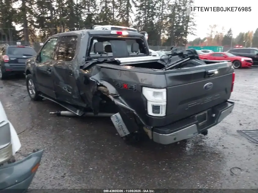1FTEW1EB0JKE76985 2018 Ford F-150 Xlt
