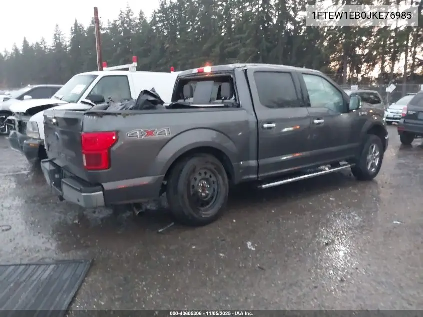 1FTEW1EB0JKE76985 2018 Ford F-150 Xlt