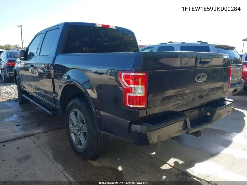 1FTEW1E59JKD00284 2018 Ford F-150 Xlt