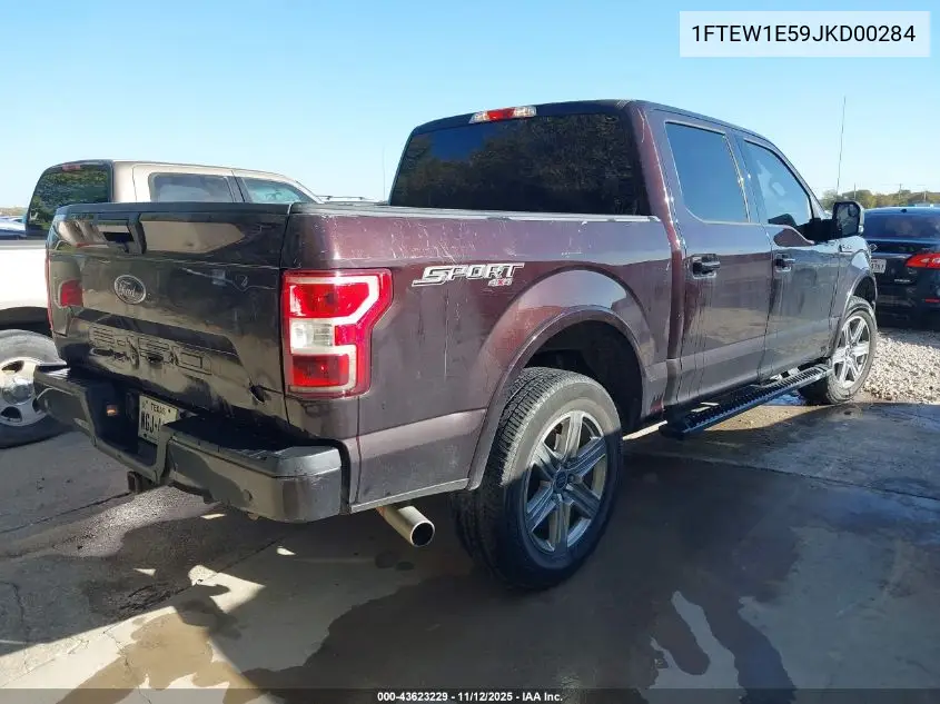 1FTEW1E59JKD00284 2018 Ford F-150 Xlt