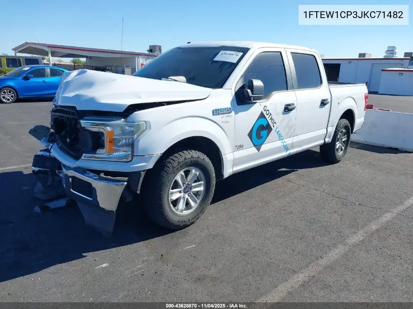 1FTEW1CP3JKC71482 2018 Ford F-150 Xl