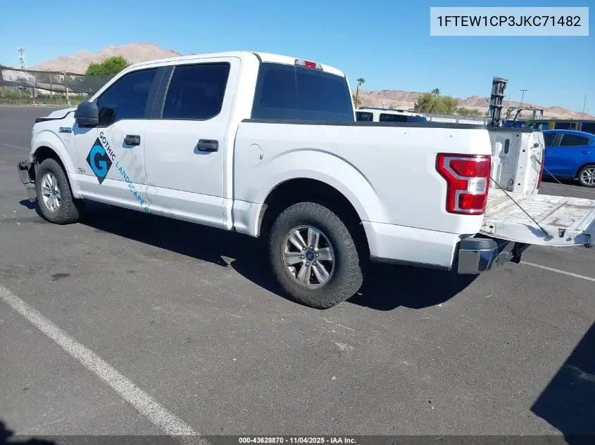 1FTEW1CP3JKC71482 2018 Ford F-150 Xl