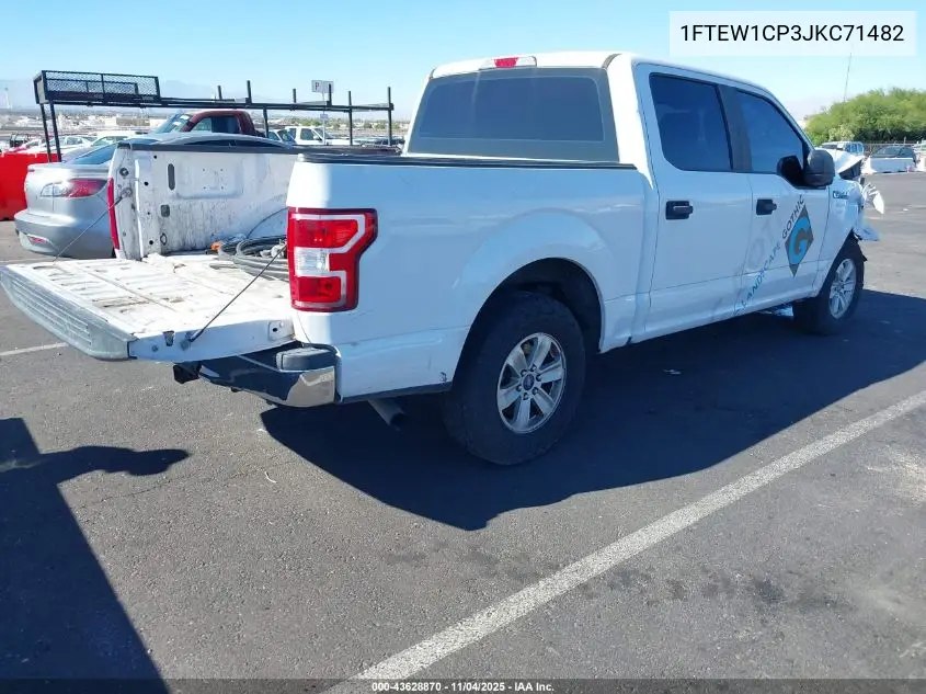 1FTEW1CP3JKC71482 2018 Ford F-150 Xl
