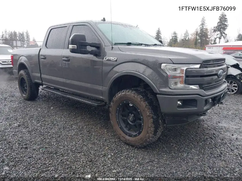 1FTFW1E5XJFB76099 2018 Ford F-150 Lariat