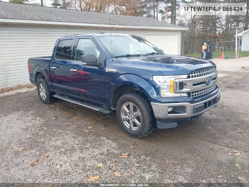 1FTEW1EP4JFB66424 2018 Ford F-150 Xlt