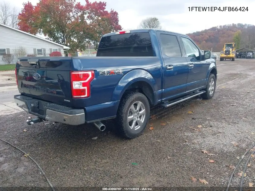 1FTEW1EP4JFB66424 2018 Ford F-150 Xlt